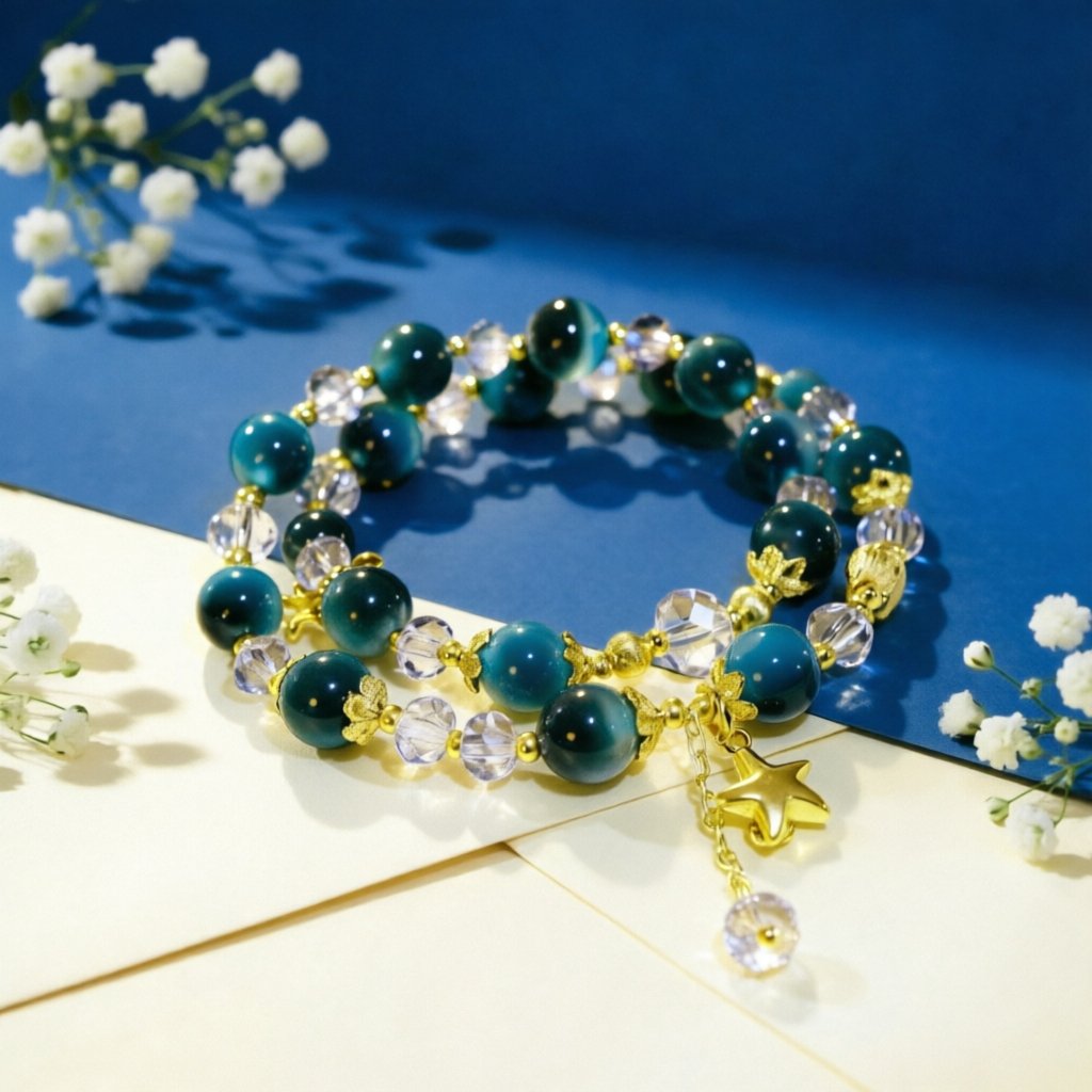 Ocean Green Charm Bracelet - 图片 2