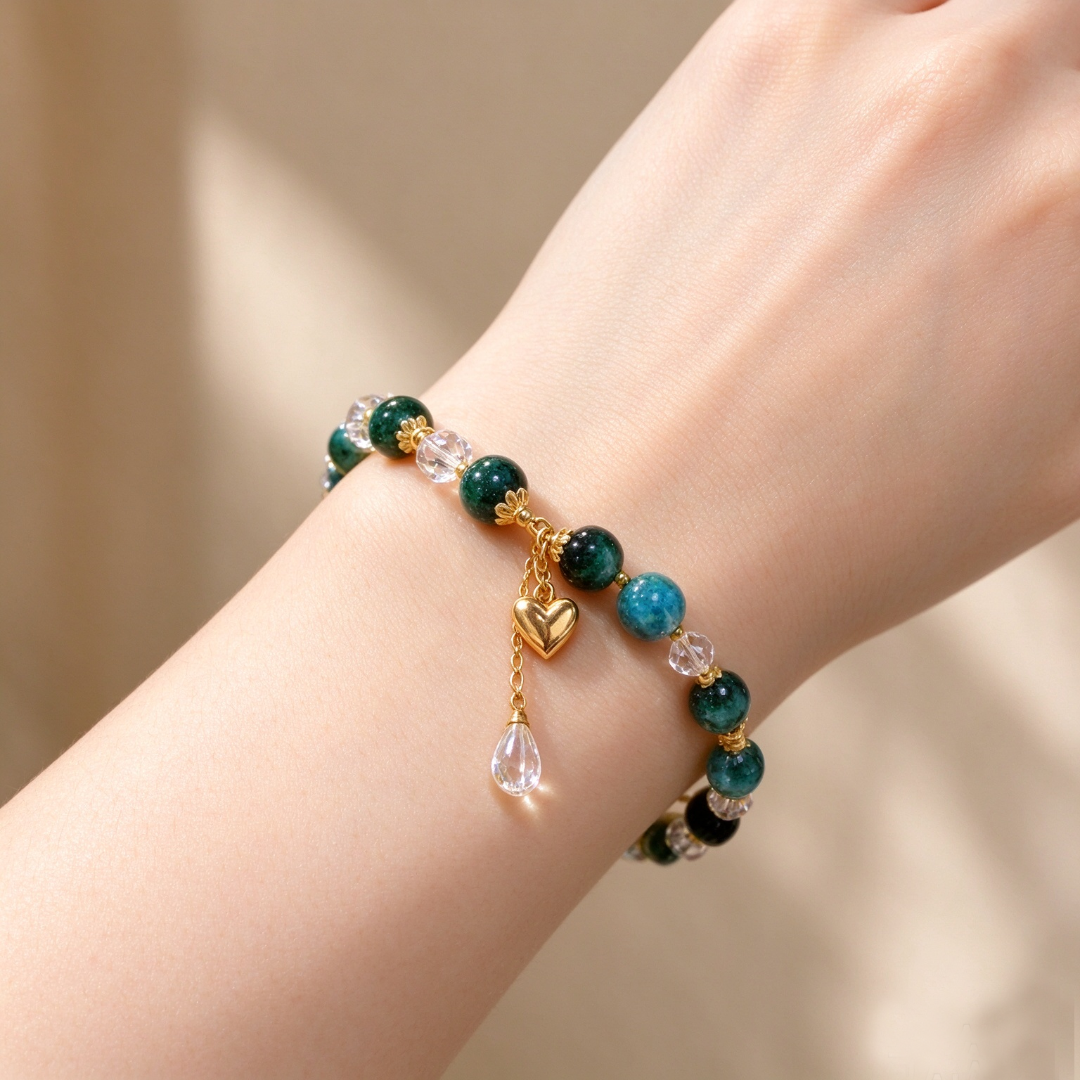 Ocean Green Charm Bracelet - 图片 3