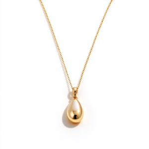 Gold Teardrop Necklace