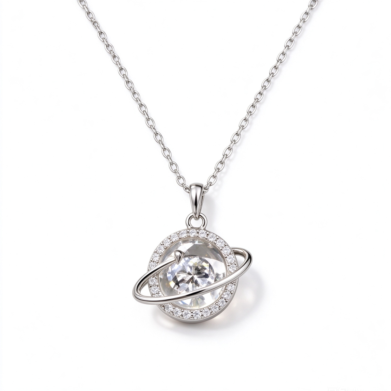 silver-mini-planet-necklace