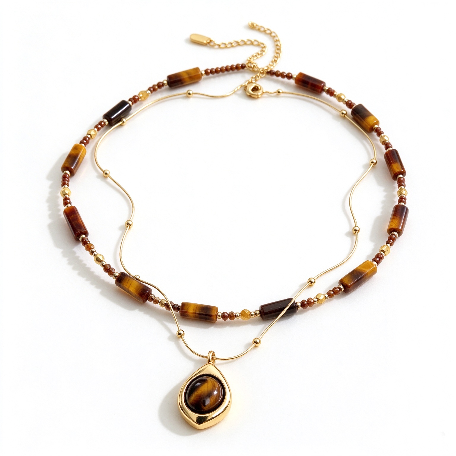tiger-eye-layered-necklace