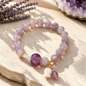 Twilight Glow · Lavender Amethyst Bracelet