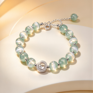 Lunar Glow · Cat's Eye Moon Bracelet - view 4